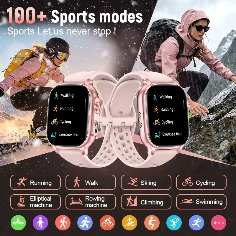 Amazfit Bip 6 Smartwatch für Damen in Pink mit Bluetooth-Anruf, Herzfrequenzmessung und IP68 Wasserdichtigkeit - Bild 5