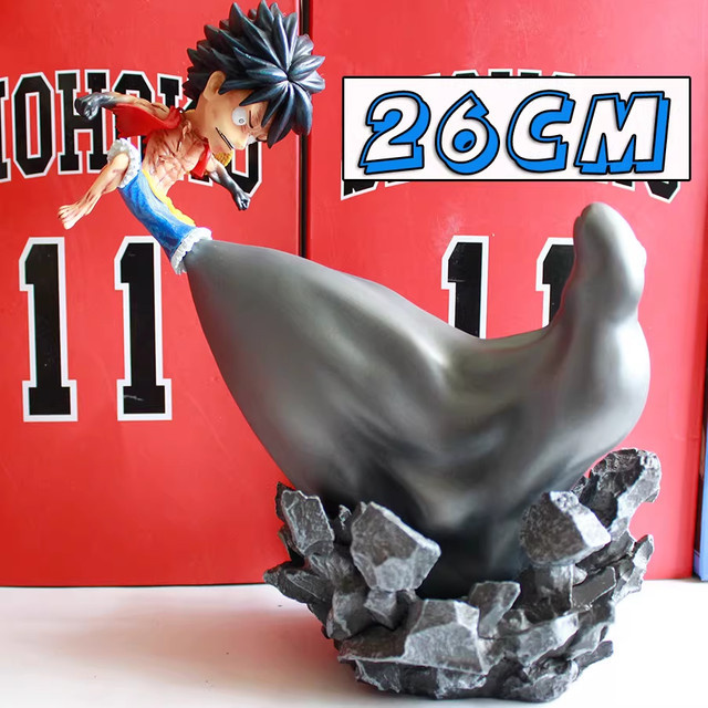Bandai One Piece Monkey D. Luffy Gear Third Giant Foot Armament Haki Actionfigur, 25cm - Bild 1