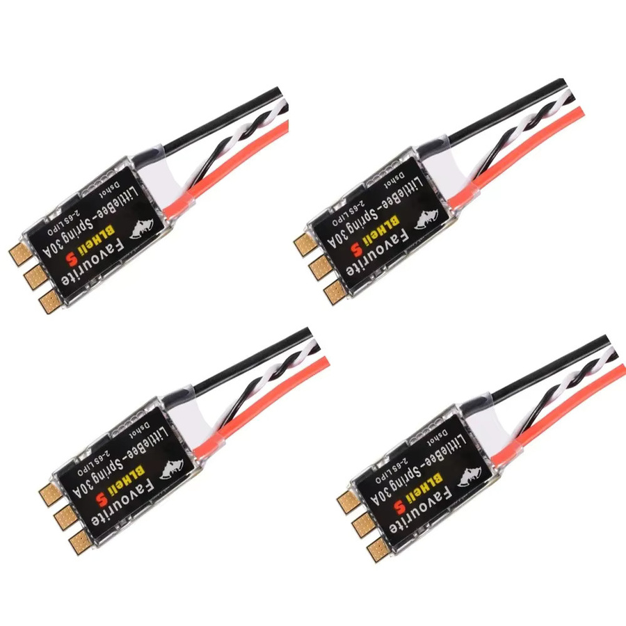 FVT LITTLEBEE BLHeli-s Brushless ESC 20A/30A in Schwarz für 2-6S Multicopter mit MultiShot DSHOT OneShot42 OneShot125 Unterstützung - Bild 2