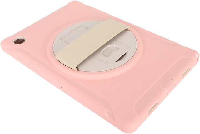 DIYelecs Multifunktionale stoßfeste Tablet-Hülle mit Halterung und Riemen für Tab A8 10,5 Zoll in Rosa - Bild 1