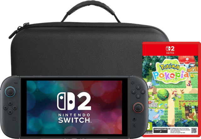 Nintendo Switch 2 Bundle mit Pokémon Pokopia und BlueBuilt Travelcase in Schwarz - Bild 1