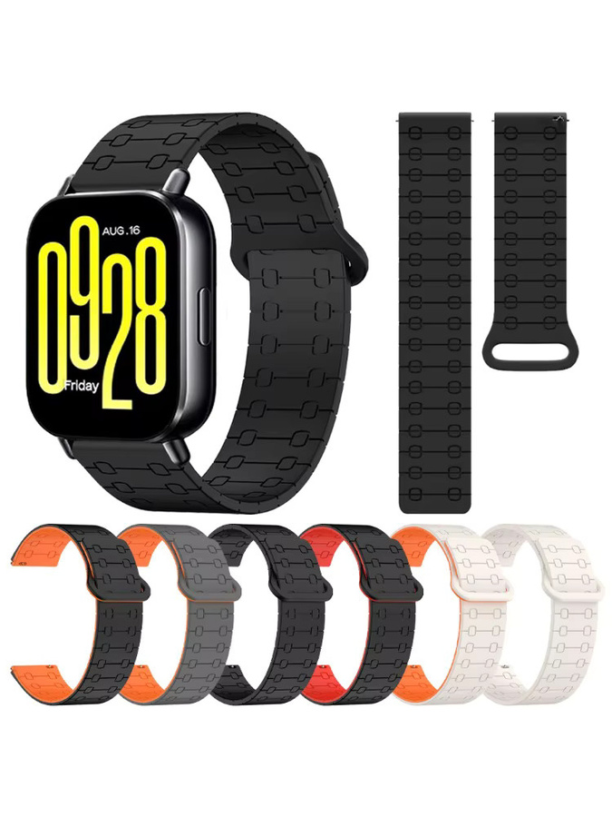 Xiaomi Uhrenarmband Silikon, 22 mm, Schwarz - Bild 6