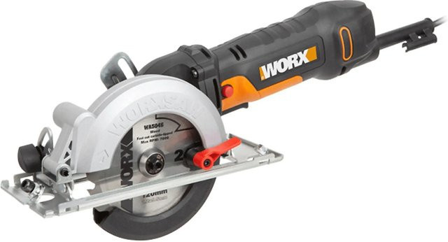 Worx Kompakt-Handkreissäge WX439 in Orange mit 500 W Leistung - Bild 1