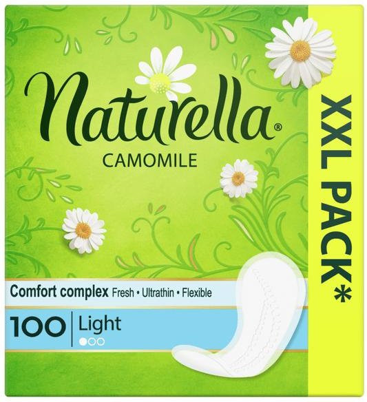 Naturella Kamille Einlagen Light, 100 Stück, Damen - Bild 1