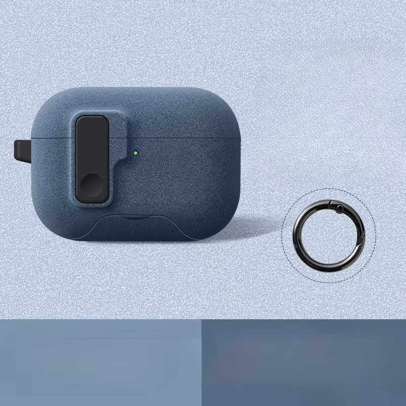 Stoßfeste Standhülle für Apple AirPods Pro (2. und 3. Generation) mit Sicherheitsschloss-Abdeckung aus PC - Bild 3