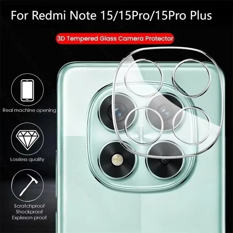 Xiaomi Kamera Schutz Glas Film für Redmi Note 15 14 Pro Plus 4G 5G transparent - Bild 2