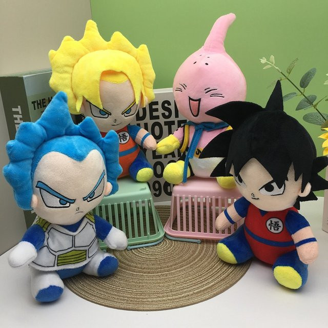 Bandai Dragon Ball Plüschtier, Piccolo Goku, Super Saiyan, Vegeta, 20 cm - Bild 1