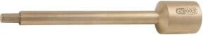 KS Tools BRONZEplus Bit-Stecknuss Innensechskant 1/2" aus Aluminium-Bronze in Gold, Größe 14 mm, Länge: 140 mm - Bild 1