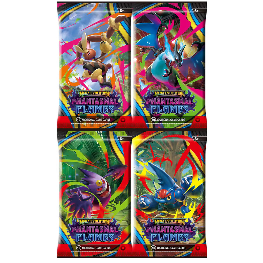 Bandai Pokémon Prismatic Evolution Phantasmal Flames Mega Evolution Ascended Heroes, Englische Booster-Kampfkarten, 360 Stück, ab 6 Jahren - Bild 3