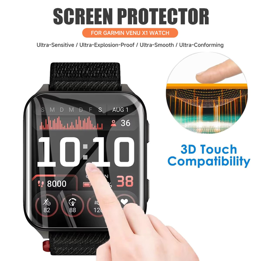 OAKCHARM Smartwatch Zubehör, Hydrogel Film, transparent, Unisex - Bild 6
