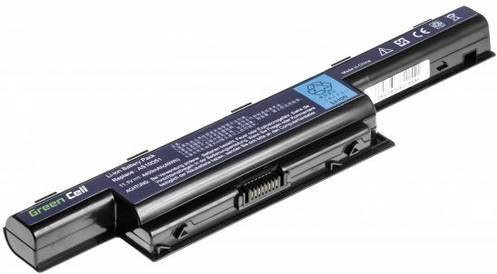 Green Cell Notebook-Akku für Acer, 11.1 V, 4400 mAh, Schwarz - Bild 1