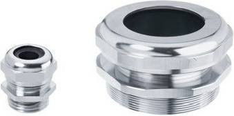 Jacob 1010M75/2 Kabelverschraubung aus Messing in Silber - Bild 1