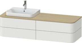 Duravit Waschtischunterschrank Happy D.2 Plus in Weiß, Breite: 160 cm, Tiefe: 55 cm, Höhe: 40,8 cm - Bild 1
