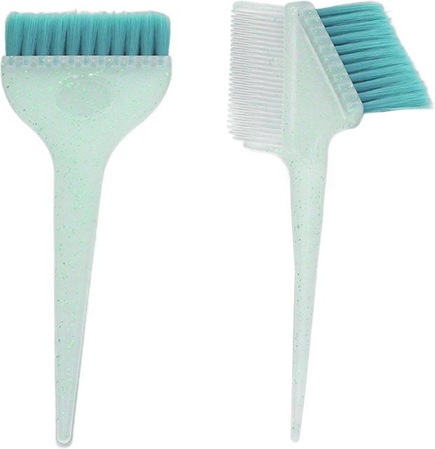 Koogeelife Haarfärbepinsel Kamm, 2 Stück, Grün, Nylonhaare - Bild 1