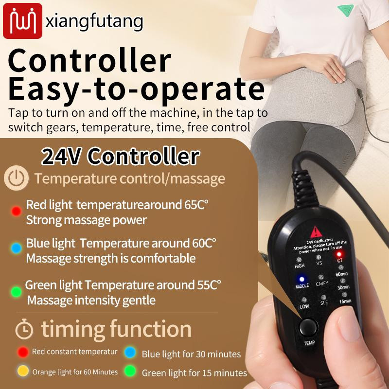 Elektrisches Hüftmassagegerät mit Wärmetherapie und Multi-Vibrations-Kneten - Bild 2