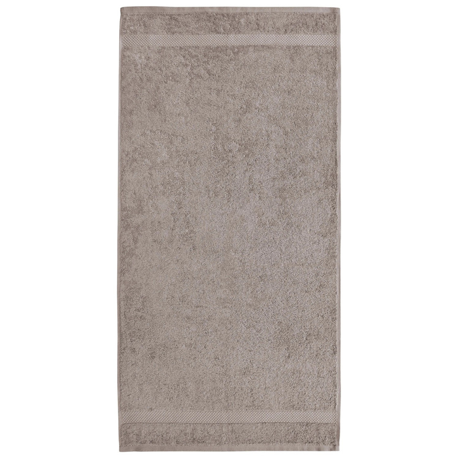 Dyckhoff Duschtuch Planet in Taupe, schnelltrocknendes Baumwoll-Frottier mit Bordüre, Breite: 70 cm, Länge: 140 cm - Bild 2