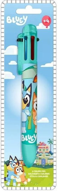 Kid89391 Mehrfarbiger Kugelschreiber in Blau für Kinder - Bild 1