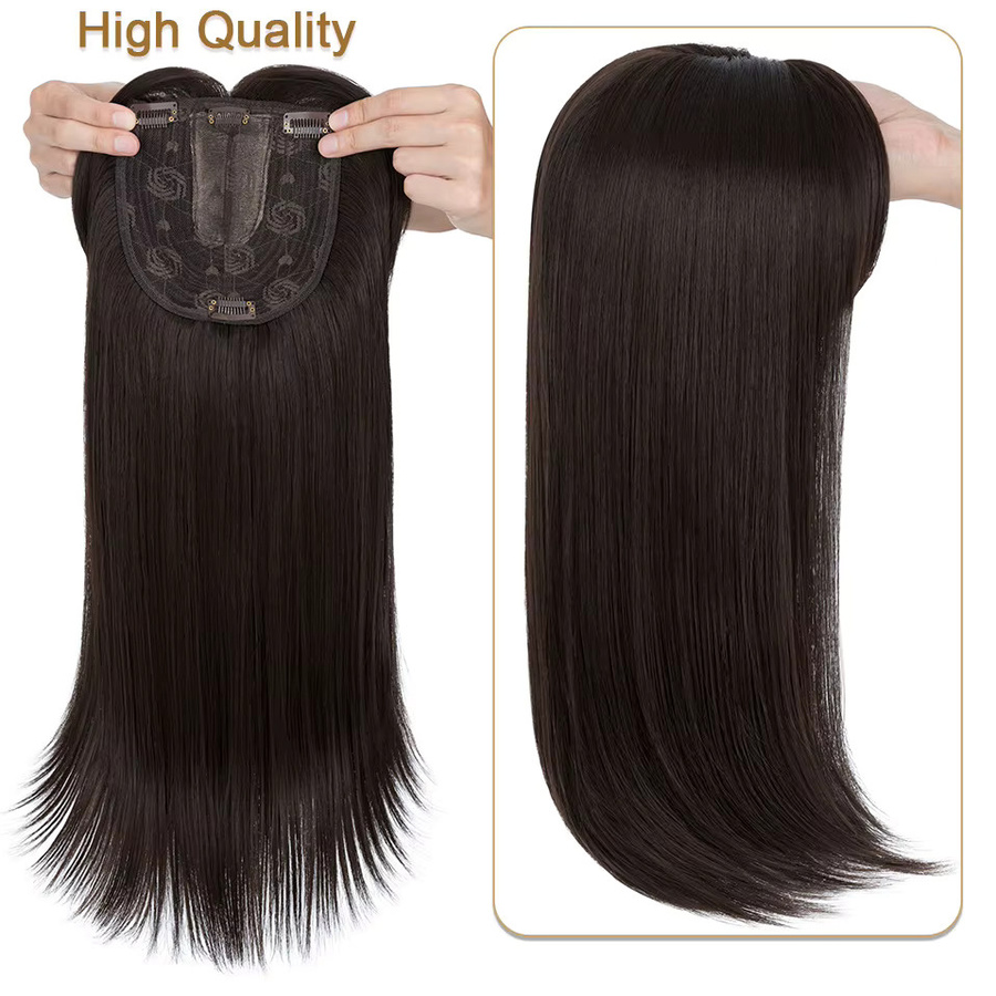 Benehair Clip-in-Haarverlängerung mit Pony, synthetisch, Damen - Bild 5