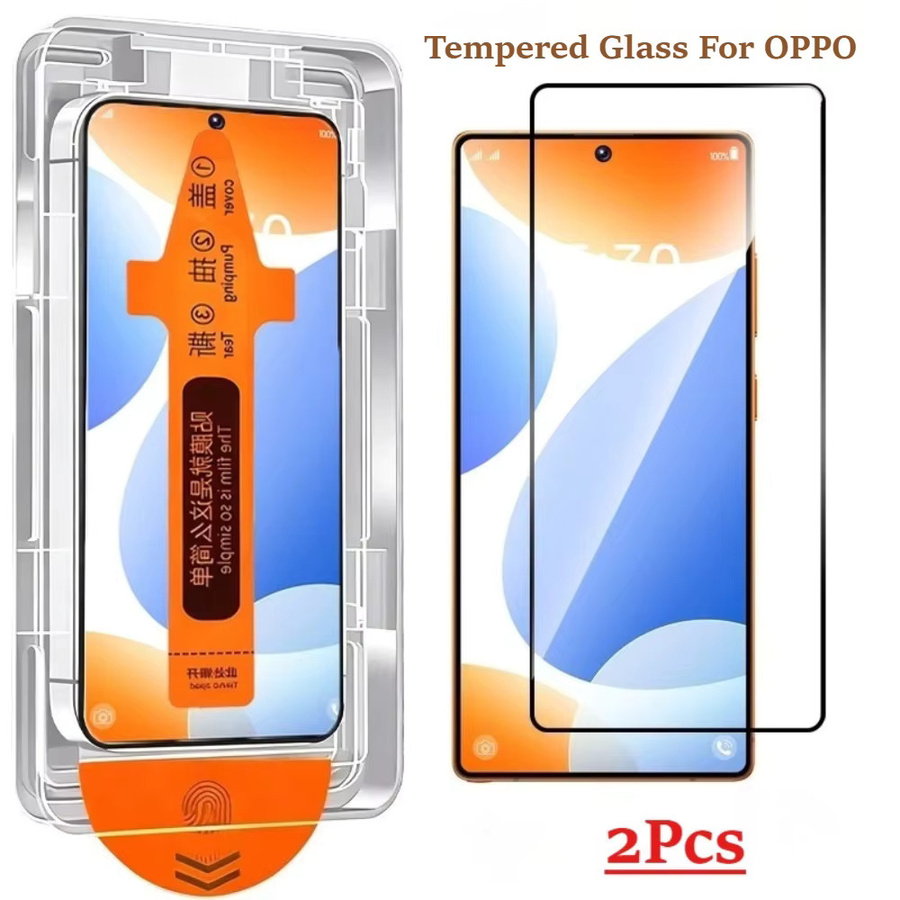 2 Stück Displayschutzfolien aus gehärtetem Glas für OPPO Find X9 Ultra, Find X9 Pro, Find X8 Ultra und Find X8S, transparent, kratzfest und HD-Klarglas - Bild 5