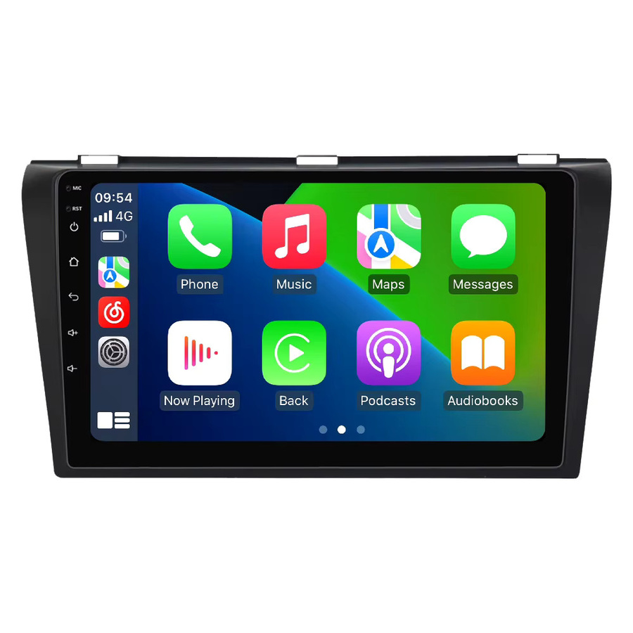 MEKEDE Android 14 Autoradio mit IPS-Bildschirm für Mazda 3 2004-2009, Kabelloses Carplay, GPS und Multimedia-Player, Farbe: Schwarz - Bild 7