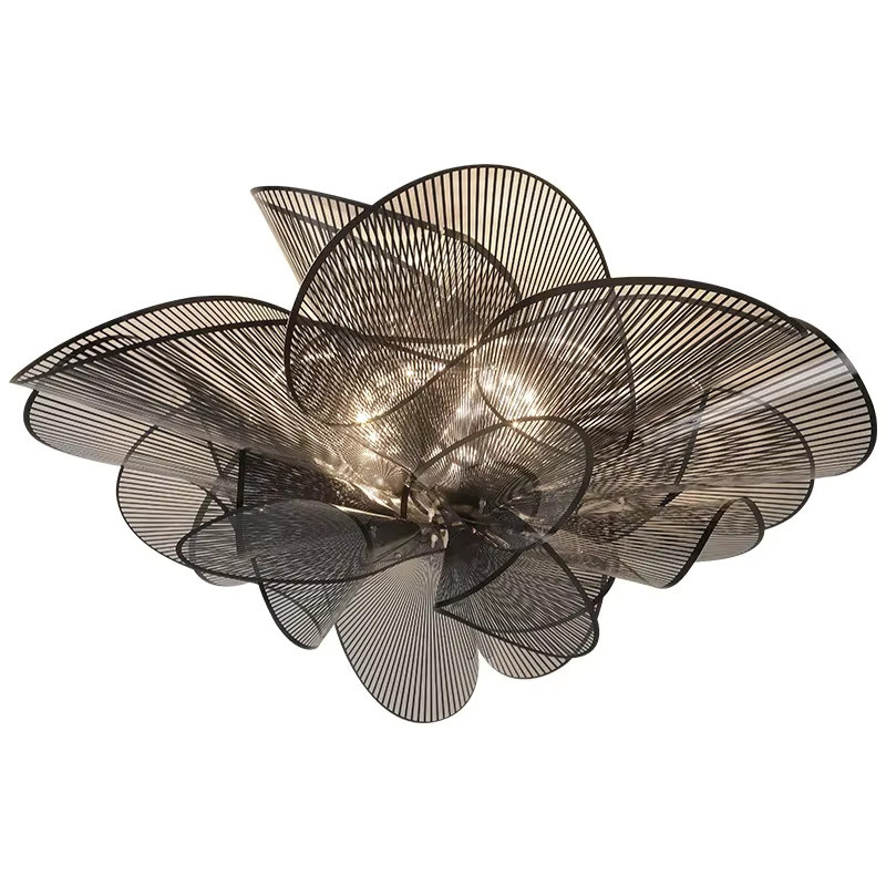 TAONUANSHU LED Pendelleuchte in Schwarz im minimalistischen Design für Wohnzimmer und Esszimmer - Bild 3