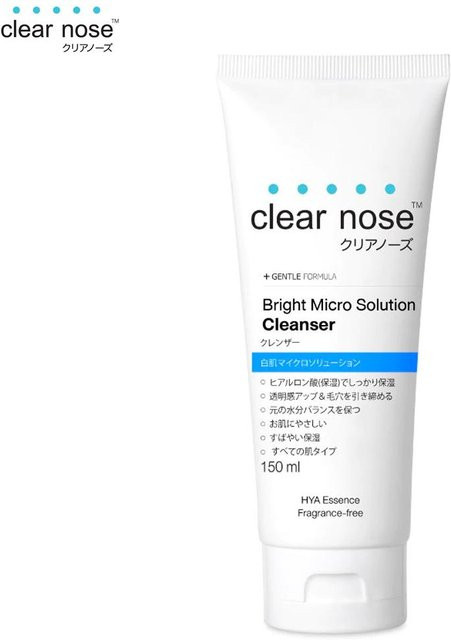 Clear Nose Bright Micro Solution Cleanser, Hyaluronsäure, 150 ml - Bild 1