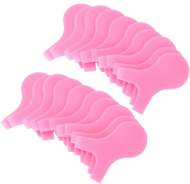 Koogeelife Wimpernlift-Bürste Y-Form, rosa, 20 Stück - Bild 1