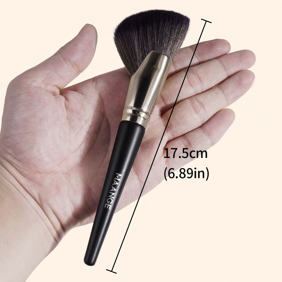 MAANGE Make-up-Pinsel, abgewinkelter Rouge-Bronzer-Konturpinsel - Bild 2