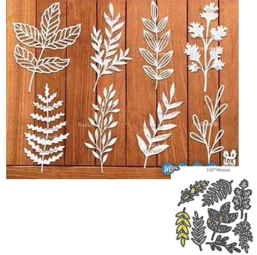 Metall Stanzform Rosen und Blätter für Scrapbooking und Bastelarbeiten - Bild 3