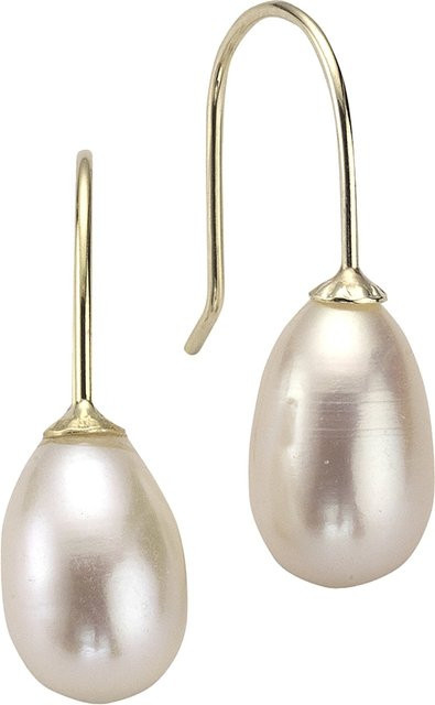Ellen K. Ohrringe 585 Gold, Perle, weiß - Bild 1
