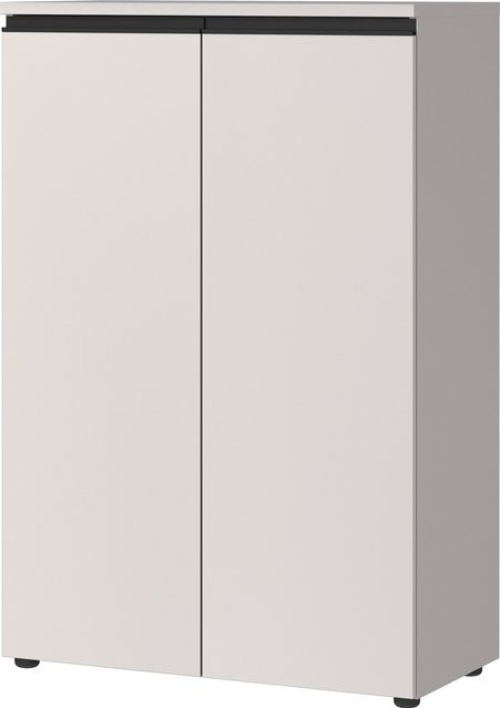 Kadima Design Aktenschrank 2-türig mit Soft-Close, 3 Ordnerhöhen, Greige, B/H/T: 120 x 81 x 40 cm - Bild 1