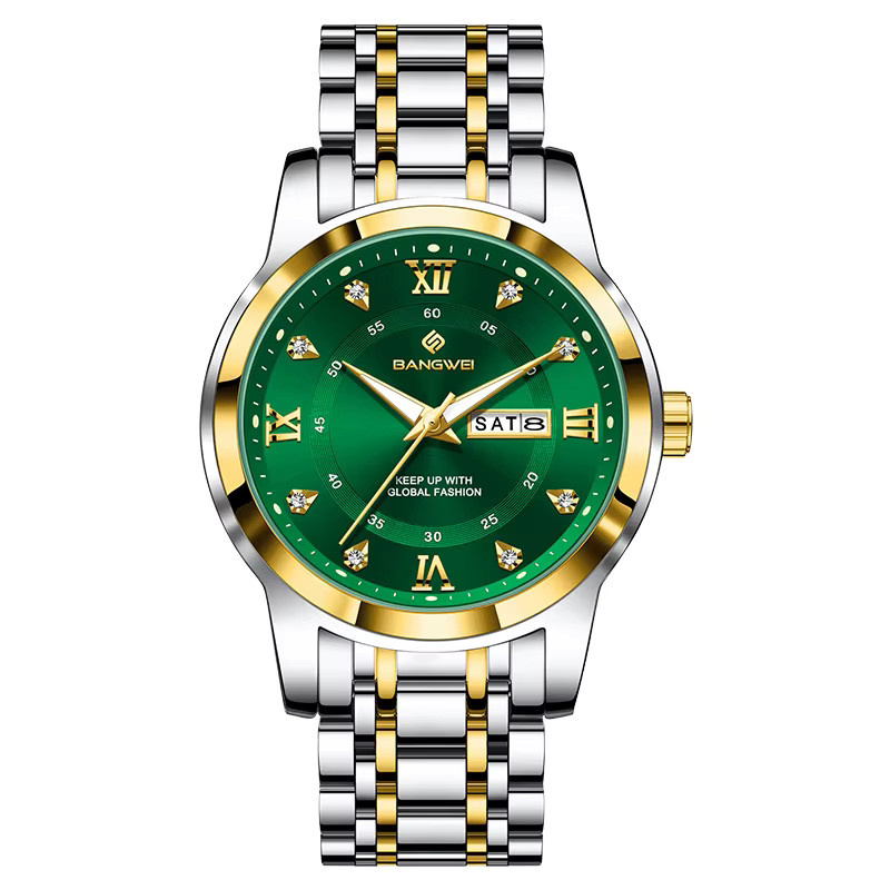 LIGE Armbanduhr Quarz, Edelstahl, Datum, Wochentag, Herren - Bild 7