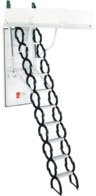 Minka Bodentreppe Prestige in Weiß, wärmegedämmt mit U-Wert 1,3, Breite: 120 cm, Tiefe: 70 cm - Bild 1