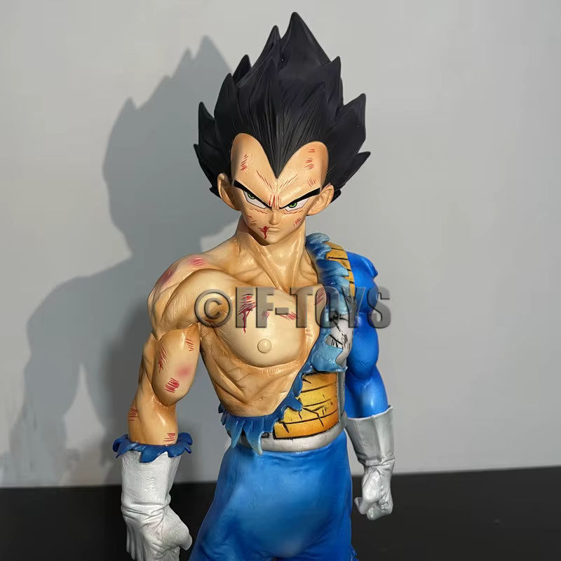 Bandai Dragon Ball Ultra Ego Vegeta Actionfigur mit austauschbaren Köpfen, mehrfarbig, Höhe: 31 cm - Bild 5