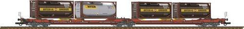 Roco H0 Doppeltaschen-Gelenkwagen T3000e der ÖBB/RCW 77389 - Bild 1