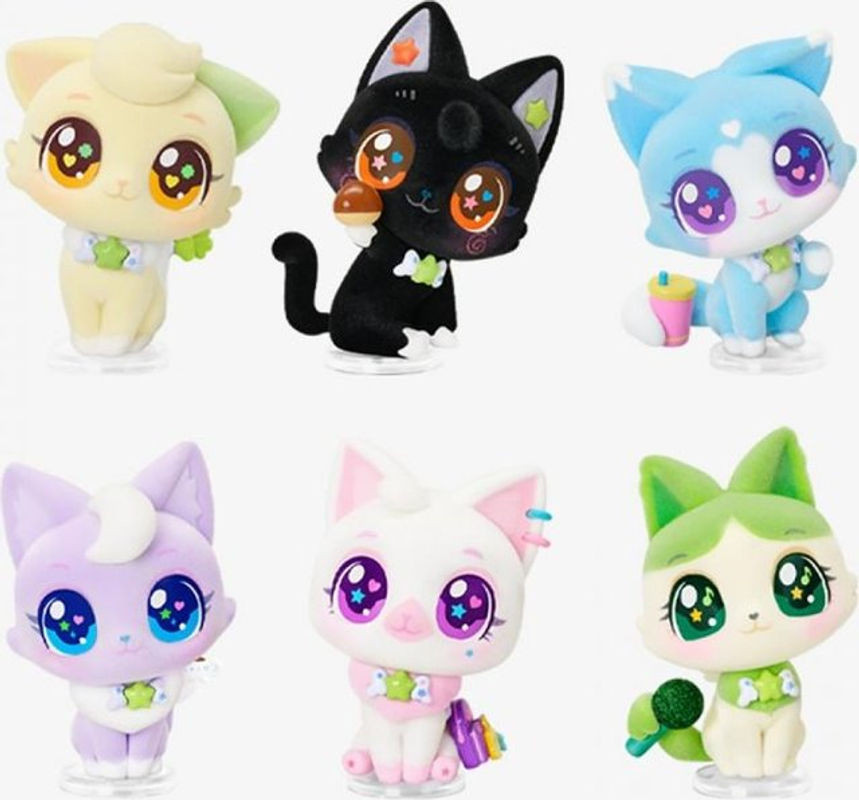 Withmuu Kpop Wishcat X NCT Wish Offizielle Figur mehrfarbig aus Kunststoff - Bild 1