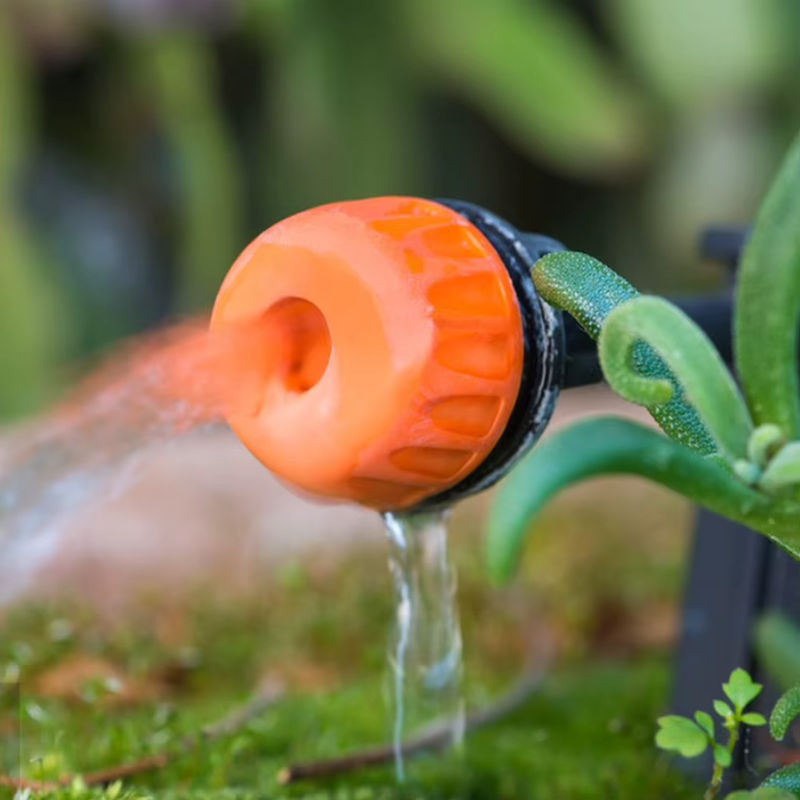 Alloet Micro-Tropfbewässerungsset für Gewächshaus und Garten mit 1/2 Zoll Schlauch und 1/4 Zoll Verteilerschlauch, 60,96 m - Bild 4
