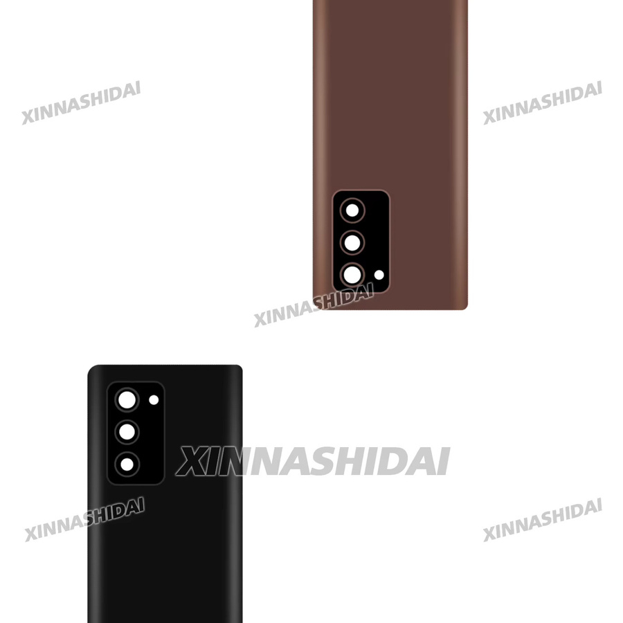 Samsung Galaxy Z Fold 2 5G Rückgehäuse mit Kameralinse in Gold - Bild 2