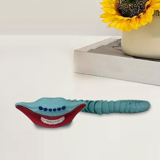HOMAVA Horror-Meereskreatur-Figur 3D-Druck mythisches Ozean-Raubtier cyanblau - Bild 2