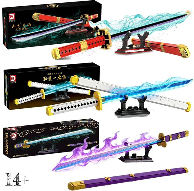 One Piece Roronoa Zoro Kreativer Schwertkämpfer, Bausteine, ab 14 Jahren - Bild 1