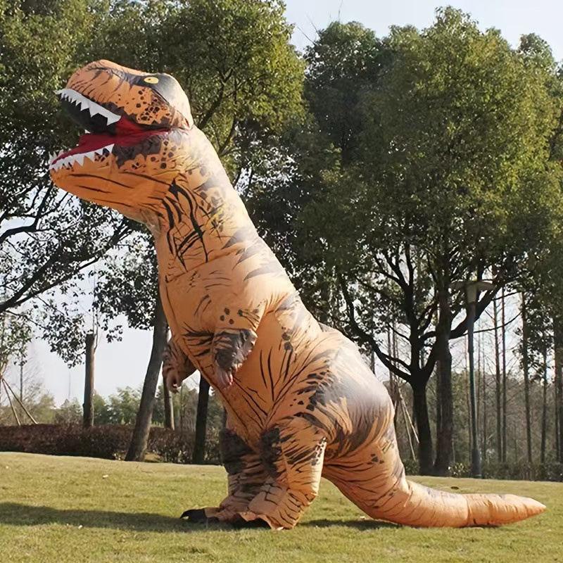 Hangchen Family Dinosaurier-Kostüm, Rollenspiel, Halloween-Outfit - Bild 5