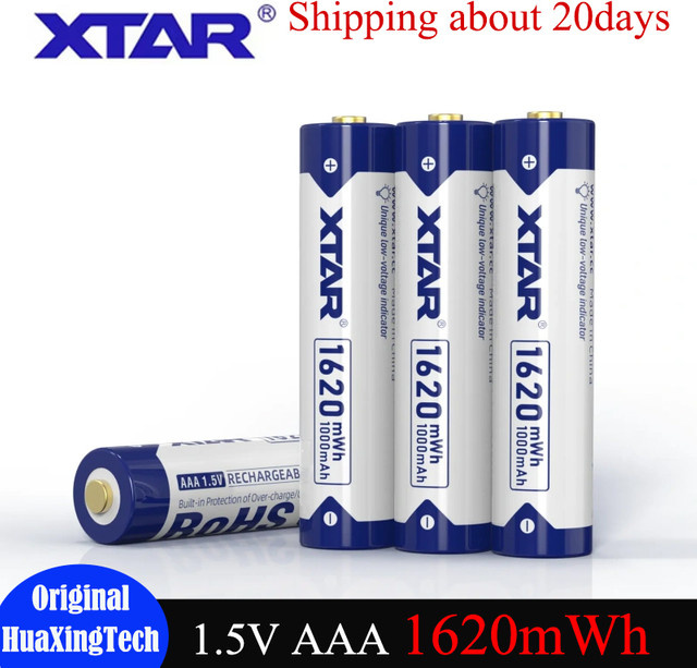 XTAR AAA Lithium-Batterie 1,5V mit 1000mAh Kapazität in Blau - Bild 1