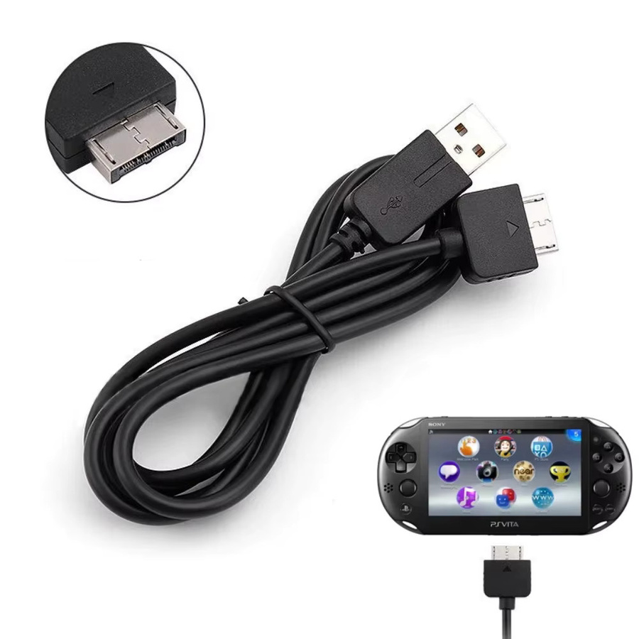 Sony USB-Ladedatenkabel für PlayStation PS Vita 1000 in Schwarz - Bild 2