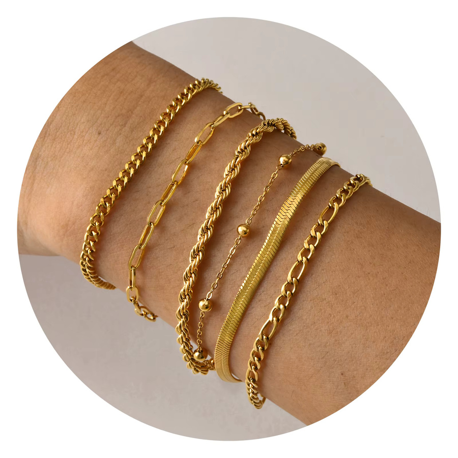 Vnox Schmuck-Set, Armbänder, Damen - Bild 2