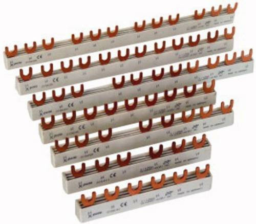 Eaton Sammelschiene Euro-Vario 63A EVG-4PHAS/12MO Phasenschiene 4polig 10mm² 500V in Silber - Bild 1