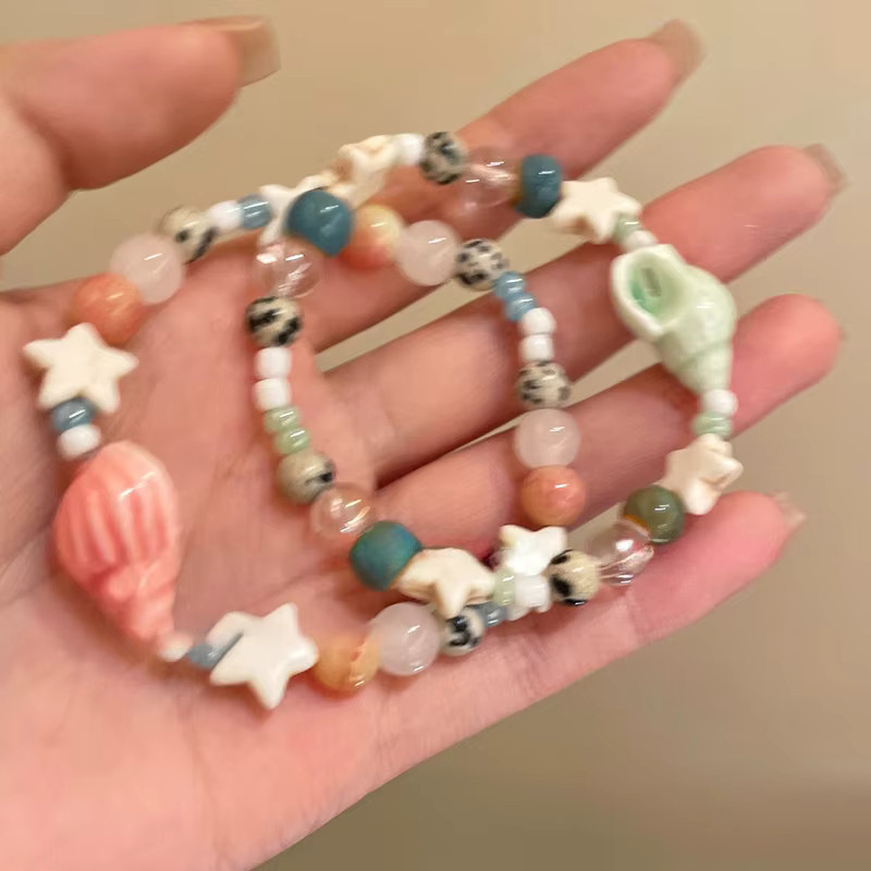 RINHOO FRIENDSHIP Armband, Keramik, Perle, Bunt, Damen - Bild 4
