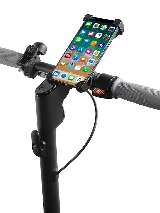 Universeller Xiaomi Handyhalter 360 Grad verstellbare Anti-Rutsch-Halterung in Schwarz für Xiaomi M365 Pro 1S Pro2 Mi3 Mi4 Fahrradzubehör - Bild 4
