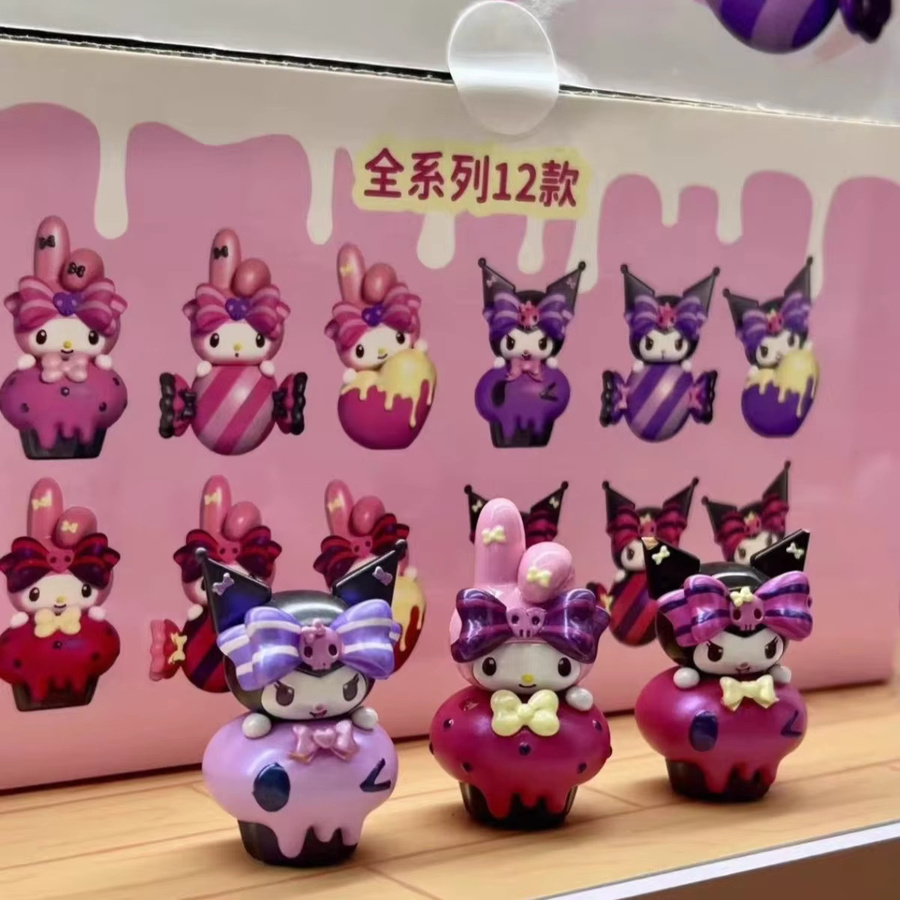Sanrio Charaktere Kawaii Mini-Figuren, Puppen-Sammlung, Bunt / Mehrfarbig - Bild 3