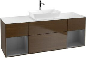 V&B Waschtischunterschrank Finion in Weiß lackiert, Breite: 160 cm - Bild 1