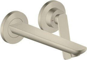 Hansgrohe Axor Citterio C Waschtisch-Einhebelmischer in Silber, Wandmontage, Ausladung 19,3 cm - Bild 1